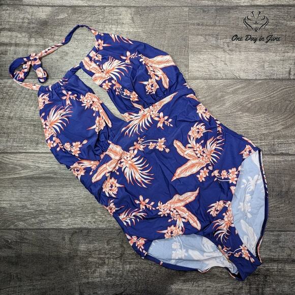 Magscie Deep V Tummy Control One Piece Swimsuit Size 3XL - Picture 1 of 5